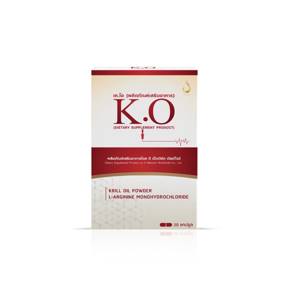 กล่อง K.O Bloodsystem 30 แคปซูล