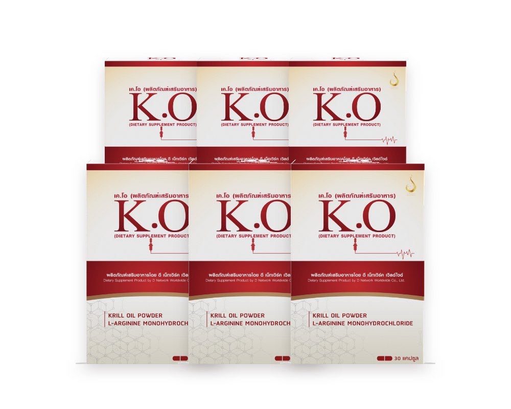 ชุด 6 กล่อง K.O Bloodsystem